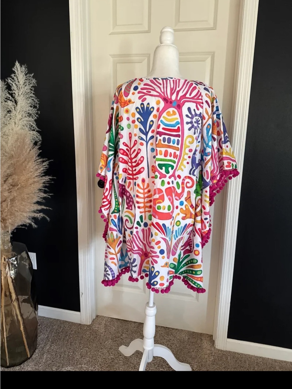 NWT Cinco Raíces Estudio Poncho Swimsuit Coverup One Size - Picture 5 of 12